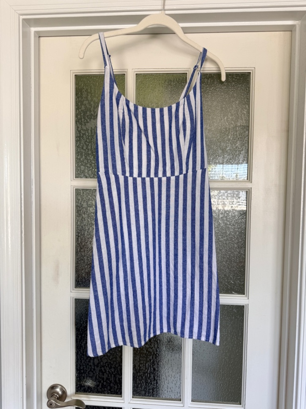 Old Navy Blue and White Striped Sundress